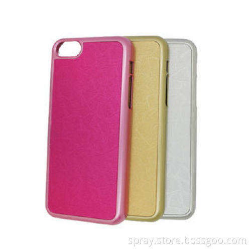 PC case with PU leather on back, for iPhone 5C, PC is with UV coating